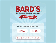 Tablet Screenshot of bardsbeer.com